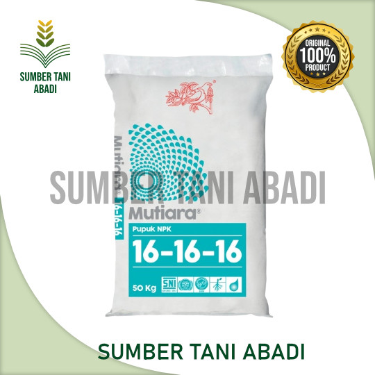 NEW PRODUK Pupuk NPK Mutiara 16-16-16 -  REPACK 5KG 10 KG 25KG - PT Meroke Tetap Jaya TERLARIS