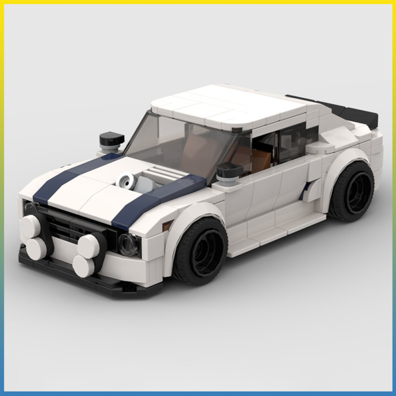 

MOC 1976 Mk2 Custom City Speed Champions Racer Cars Sports Vehicle Building Moc Blocks Creative Garage Toys Christmas Child