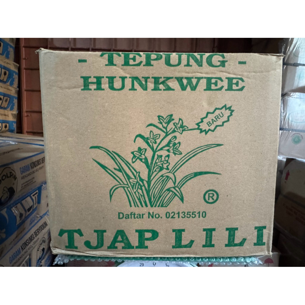 

Tepung Hunkwe LiLi @ 200 pcs / 1 dus