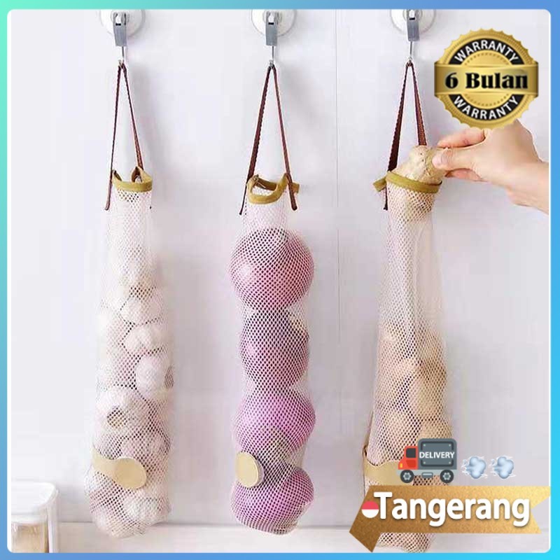 Kantong Jaring / Tas Jaring Bawang / Keranjang Jala Kantong Buah Bawang Sayuran