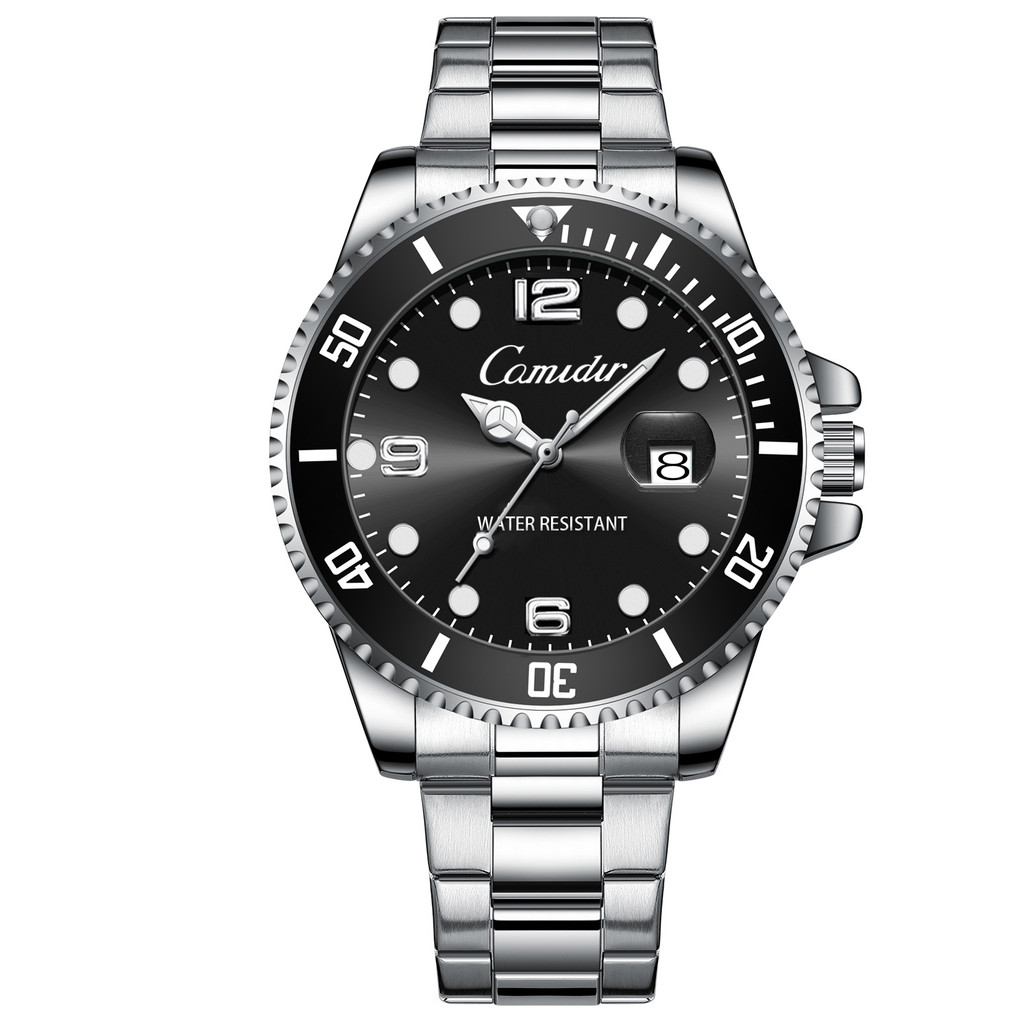 

Jam Tangan Pria Concas Jam Tangan Mekanis Palsu Pria Luminesen Tahan Air Jam Hantu Air Hijau Jam Kalender Pria