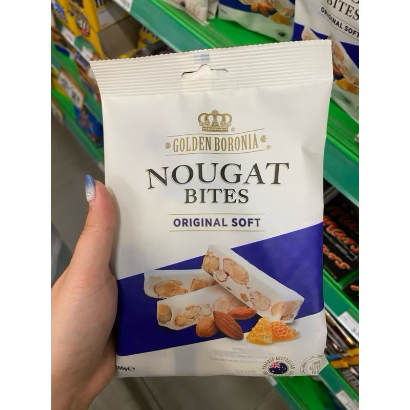 

golden boronia nougat bites 100gr