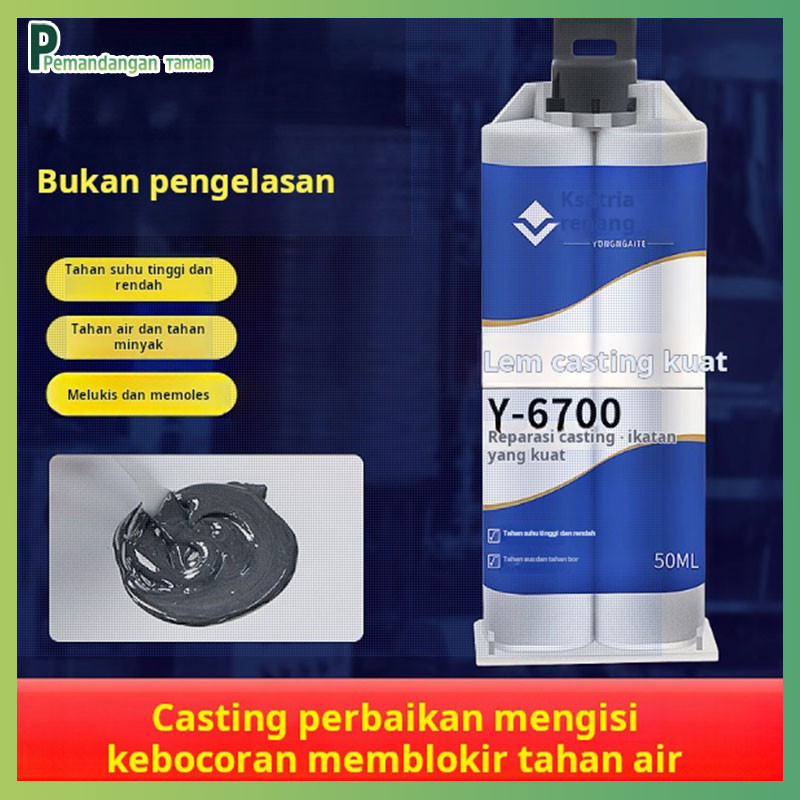 Lem pengecoran kuat tahan suhu tinggi, lem AB untuk pengelasan, perbaikan logam, penyumbatan besi, b