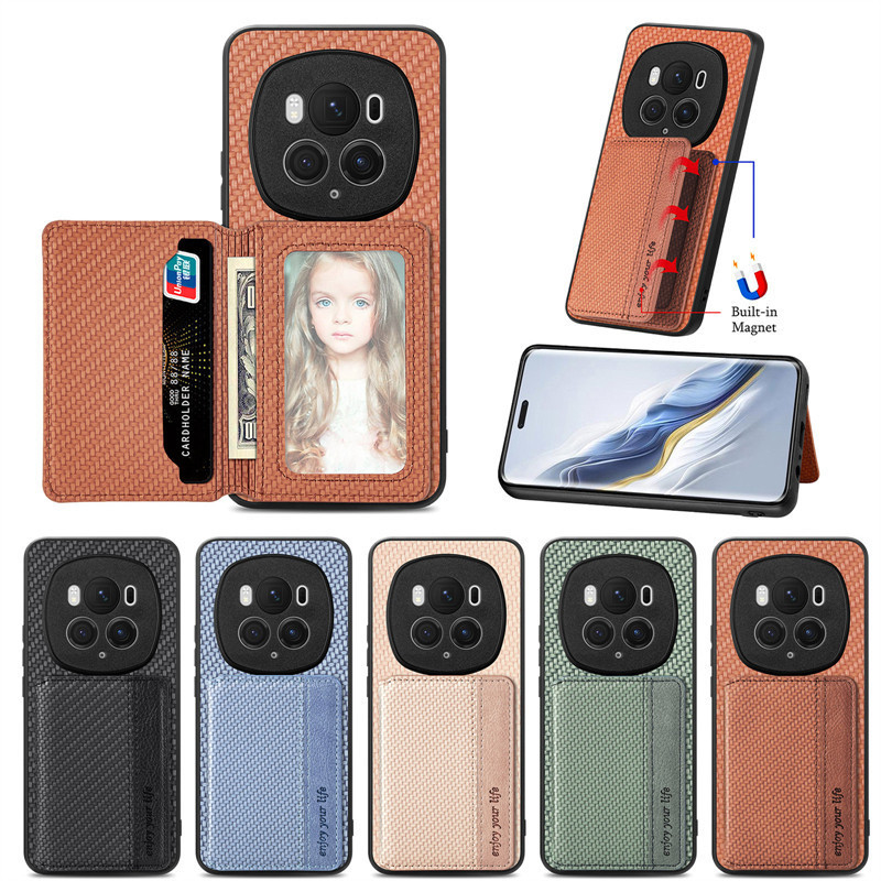 Magnetic Photo Frame Phone Case untuk Honor Magic5 Pro Honor X7B X8B X50i Plus X50 X40i X9a X40 Hono