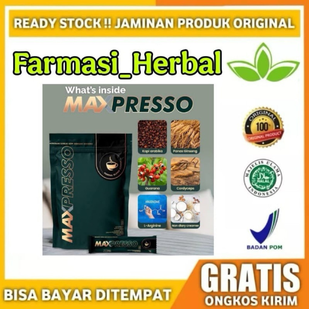 

MAX PRESSO HWI Original asli Kopi Max Presso Hwi Maxpresso