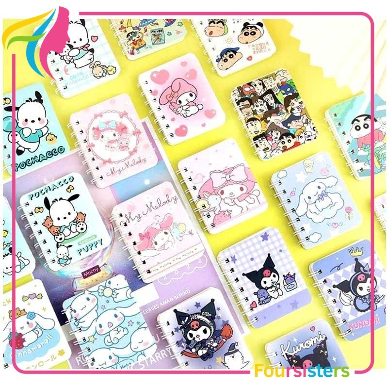 

[FS GROSIR] Notebook Spiral Mini A7 Buku Memo Kecil 50 lembar ISI 12PCS Buku A7