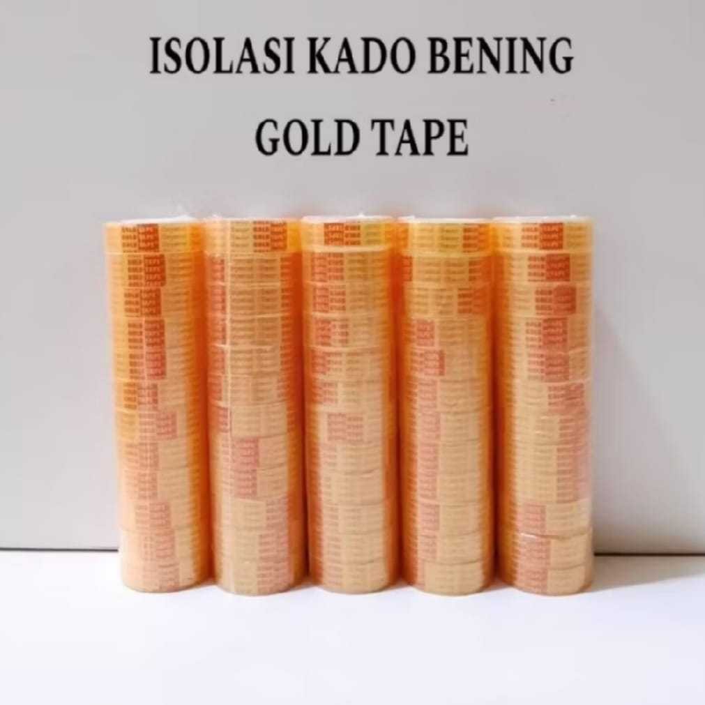 

Isolasi Kado Bening 12mm x 25 Yard | Solasi Transparan untuk Bungkus Hadiah & Kerajinan