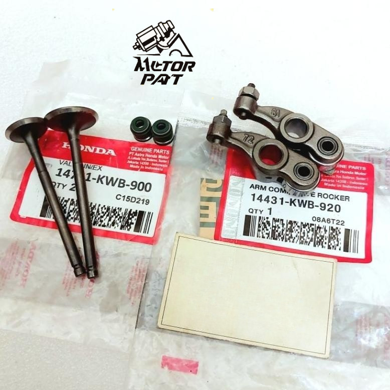 Promo Platuk Klep + Klep Set + Sil Klep Blade 110 Lama Revo Absolute Revo Fit 110 Karbu KWB