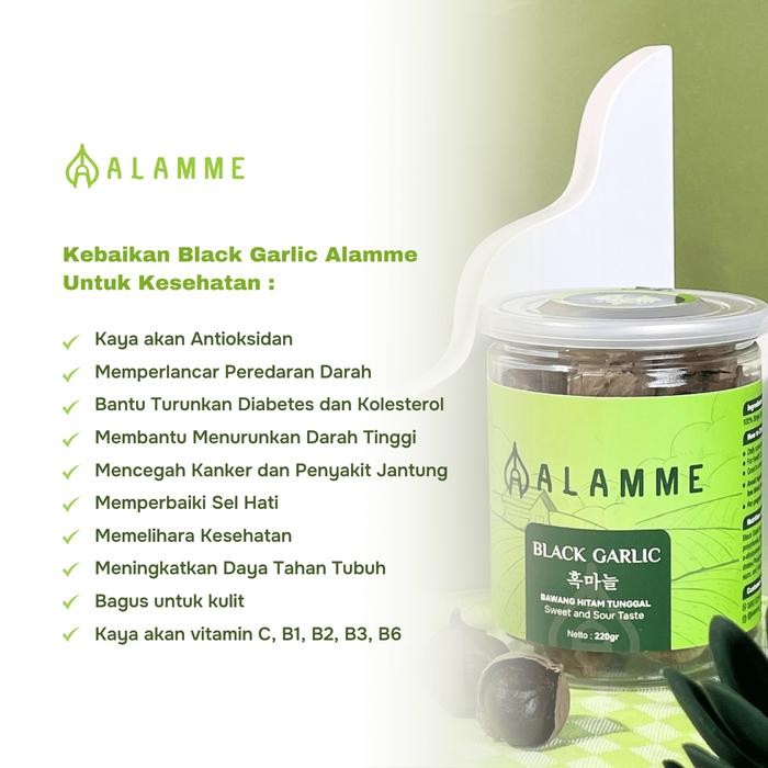 

Promo Black Garlic Bawang Hitam Tunggal Lanang Jumbo Premium Alamme 220 Gram