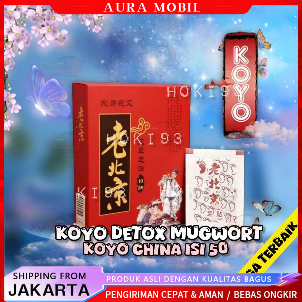 { ISI - 50 } KOYO DETOX MUGWORT koyo kaki cina tempel tahan 8 jam -Aura Mobil
