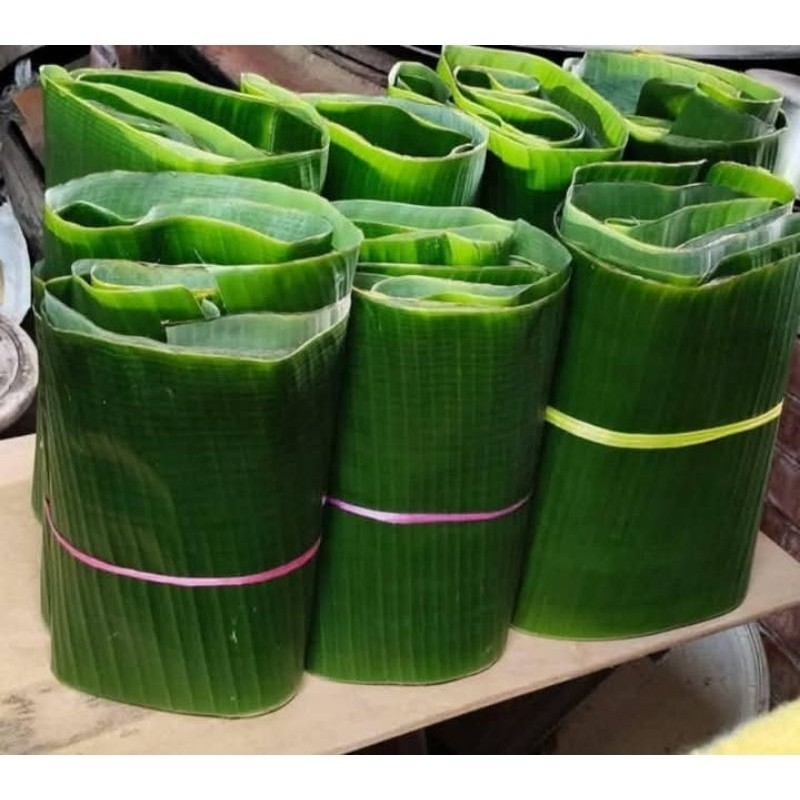 

daun pisang segar siap pakai per 1kg K. D Jaya J.Y.A Jya