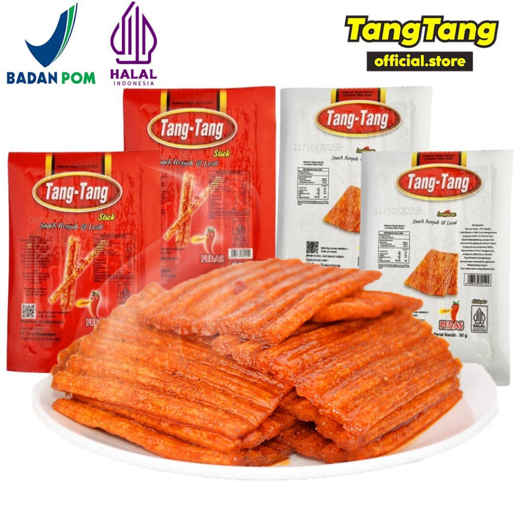 

TANGTANG HALAL Hot Soy Juicy Bar & Twist Bar Korea Family Snack Camilan Snack cemilan Spicy Stick Gluten Jajanan Pedas Snack Viral