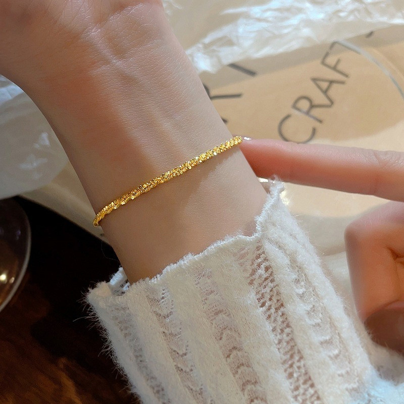 Gelang Langit Bintang Gelang Mewah Ringan Gelang Sederhana Tipis untuk Wanita