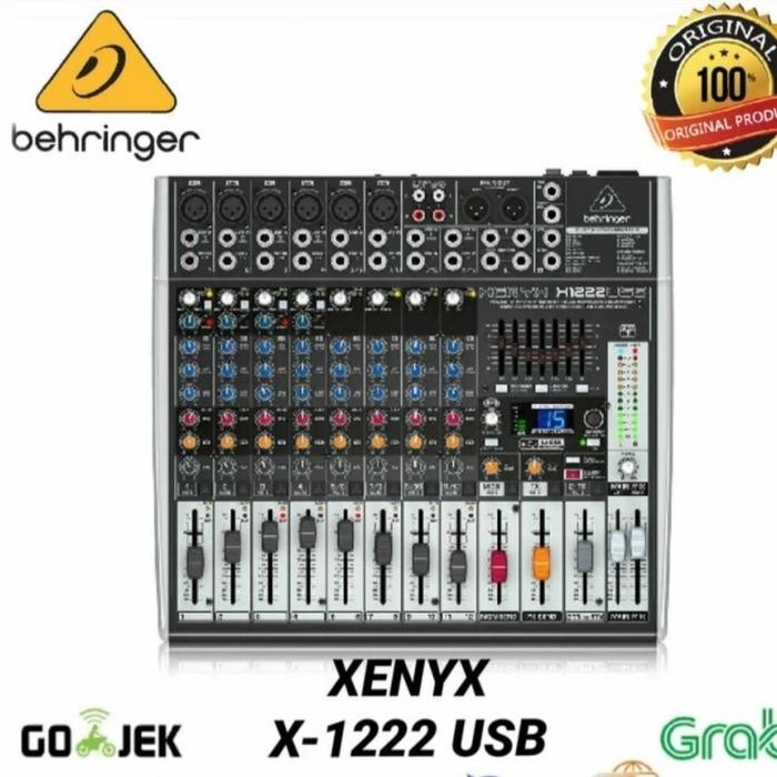 Mixer Behringer XENYX X 1222 USB Original 12 Channel
