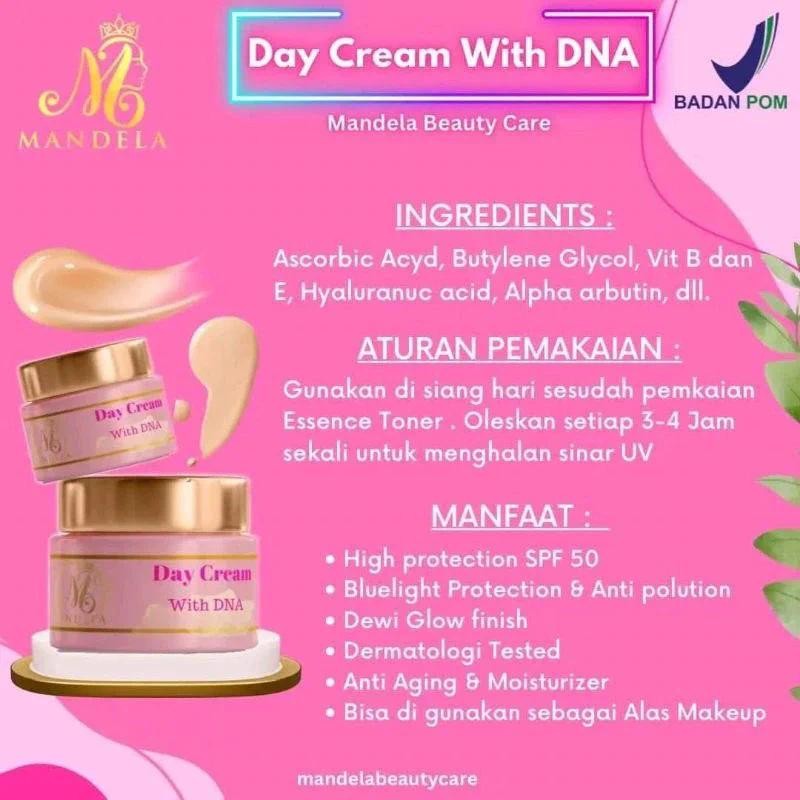 HARGA ECER DAY CREAM NIGHT CREAM MBC SKINCARE MANDELA BEAUTY CARE MBC BEAUTY CREAM SIANG DAN MALAM O