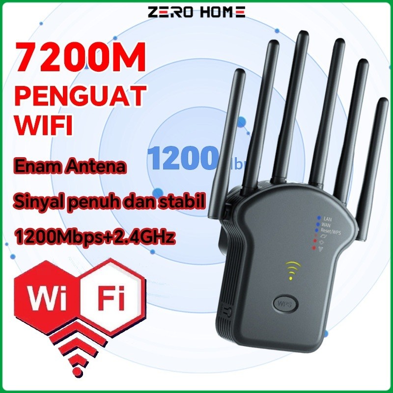 ZERO 6 Antenas 7200Mbps/5GHz WIFI Repeater