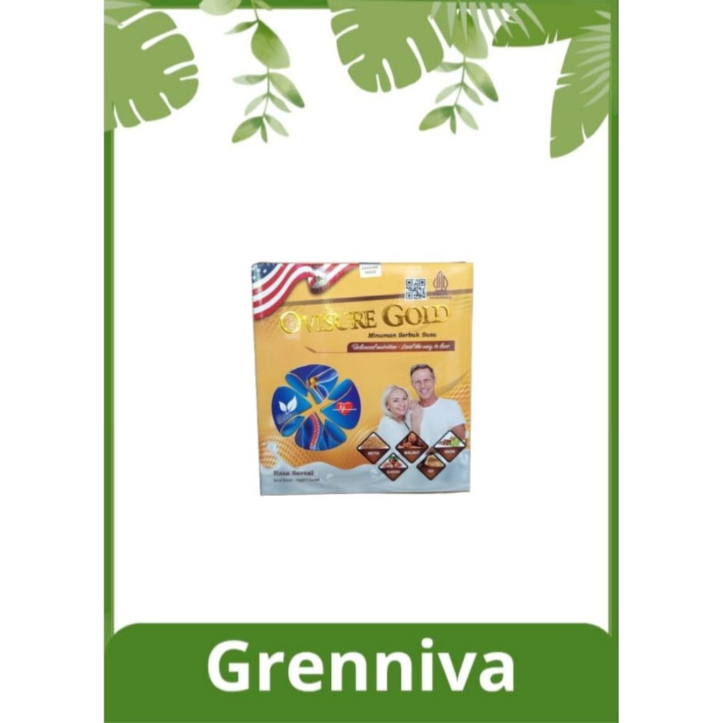 

Paket 1 Box Susu Ovisure Gold Kemasan Terbaru Milk Susu Obat Tulang Dan Sendi