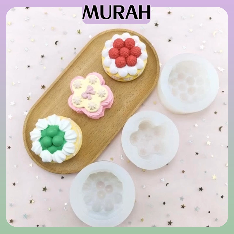 Cetakan Bentuk Kue Silicone Mold Cetakan Silikon Kue Pie Buah / Mousse/Coklat/Pudding Cetakan