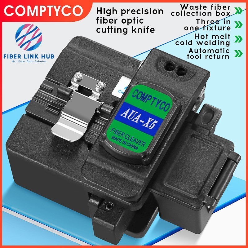 SKL-8A Premium Version AUA-X5 COMPTYCO Fiber Cleaver Cutter Fiber Optik