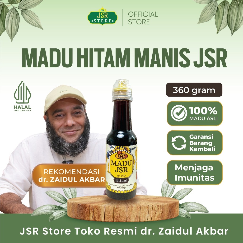 

Madu Hitam Manis JSR dr Zaidul Akbar - Meningkatkan Stamina & Mengandung Antioksidan Terbaik Untuk Orang Tua - 360gr Terlaris