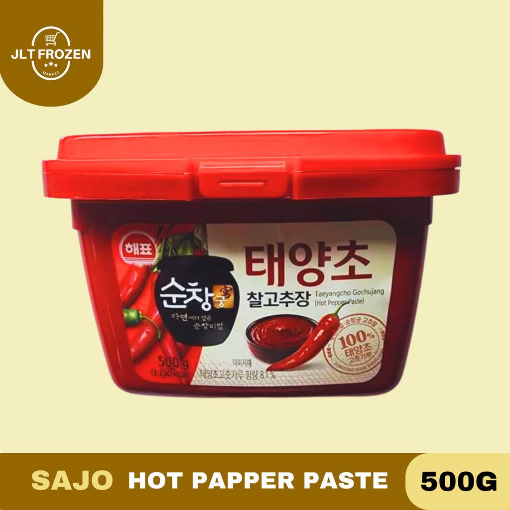 

Sajo Hot Pepper Paste 500G / Pasta Saus Kedelai / Taeyangcho Gochujang/ Saus Gochujang / Korea