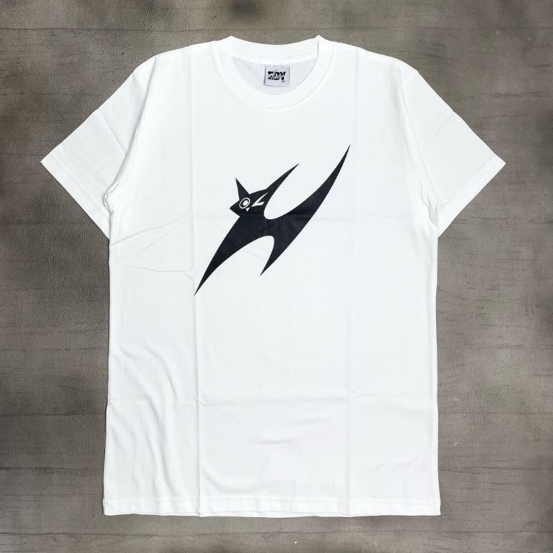 Tshirt Hindia Cat Logo New Merch - Tshirt White katun 24s  Kaos band Hindia