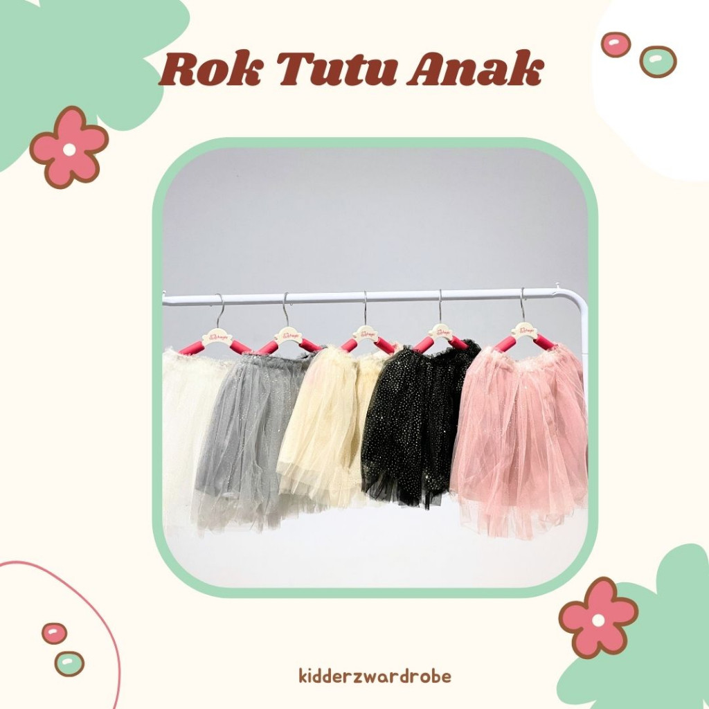 

DC_ Rok Tutu Pendek Anak Premium- Import Corak Blink