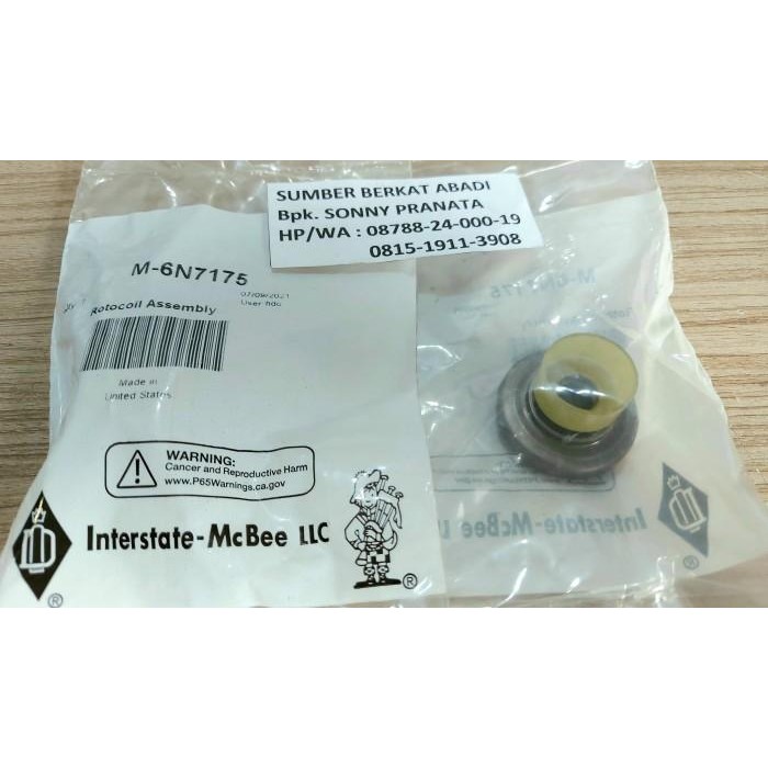 MCBEE M-6N7175 6N 7175 6N-7175 6N7175 ROTOCOIL ASSEMBLY - GENUINE USA