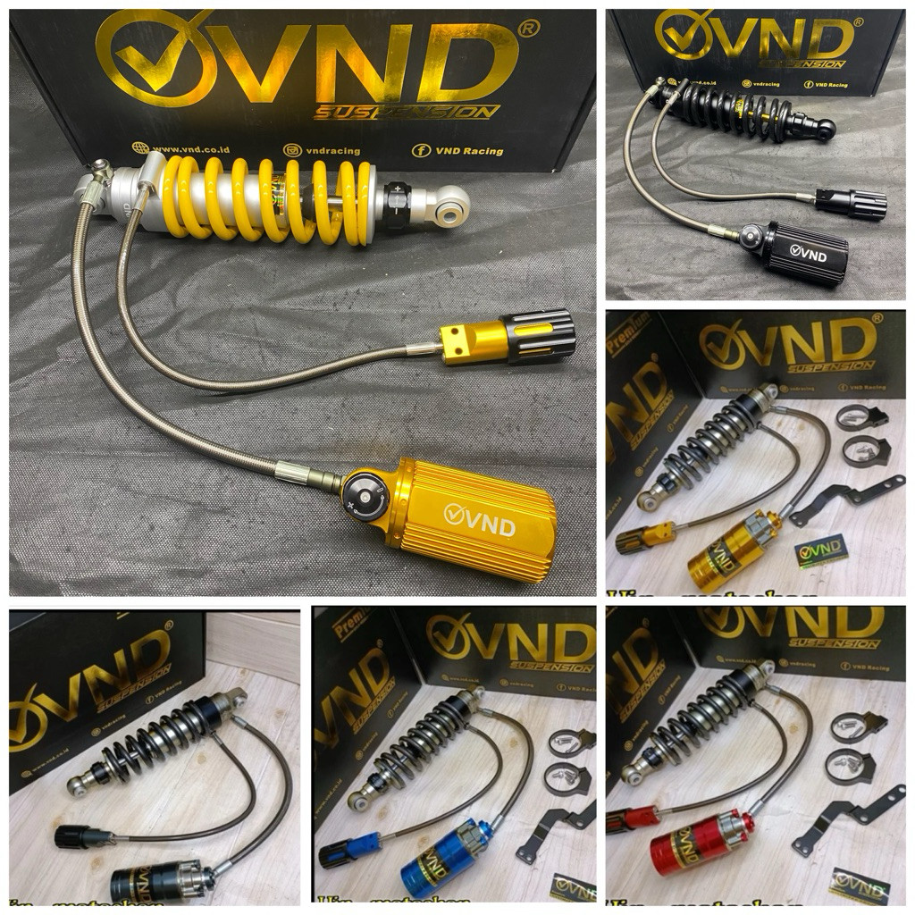 Shock VND Racing AK-666 dan AK-888 B1 Pro Ninja150R 305mm Ninja150RR Sonic125 Sonic150 265mm Rebound