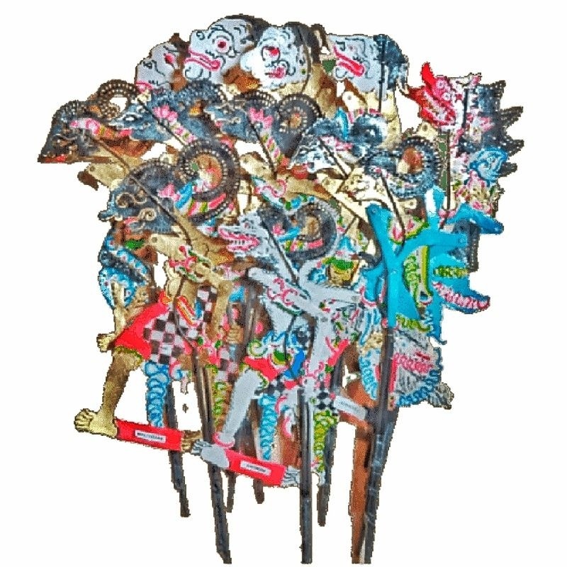 Wayang Kulit Asli mini 30 cm