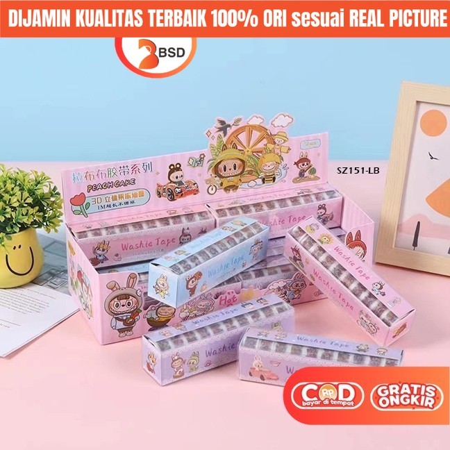 

BSD Mainan Sticker Tape Selotip Roll Kuromi Labubu DIY Kreatifitas Anak Perempuan 4 5 6 7 Thn
