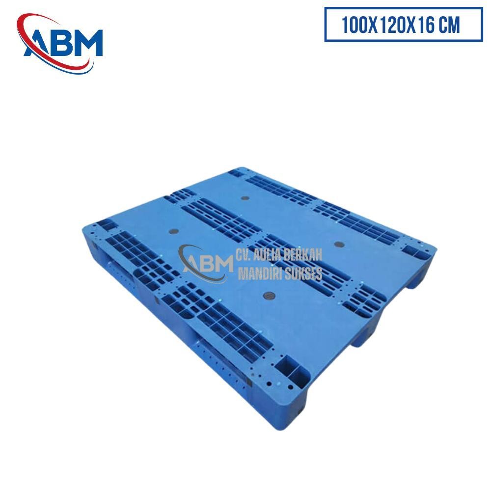 

Pallet Plastik Ukuran 100x120x16 cm - ABMAS38 - Biru