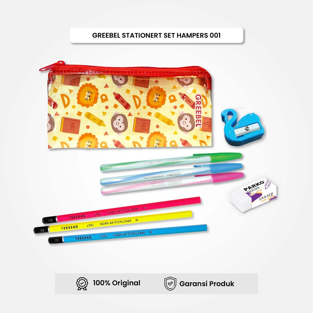 

GREEBEL Bingkisan Hampers Ulang Tahun Anak / Stationery Set Hampers 001 / Hadiah Lomba