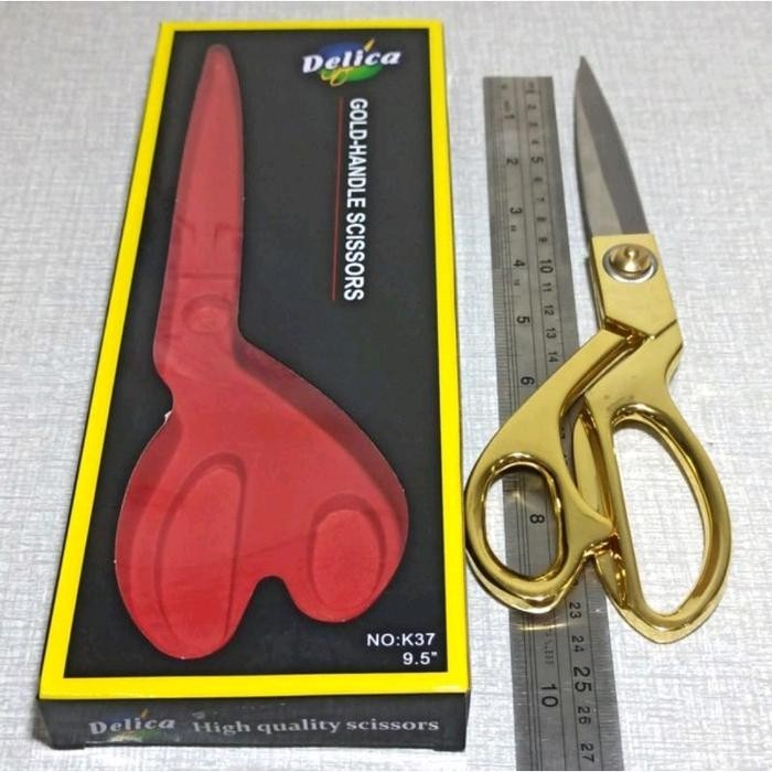 

Gunting Delica K37 -240mm Pegangan Tangan Stainless Emas