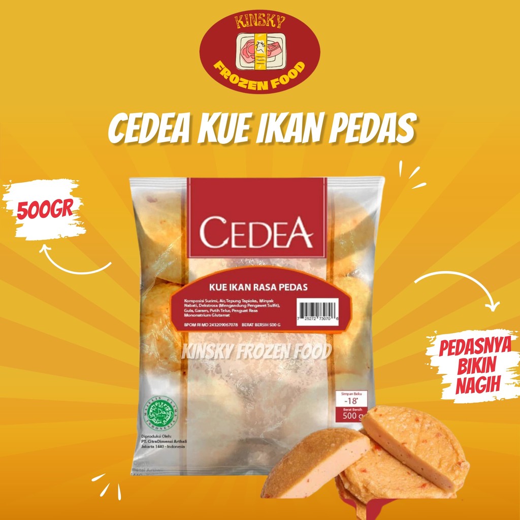 

CEDEA KUE IKAN PEDAS 500GR