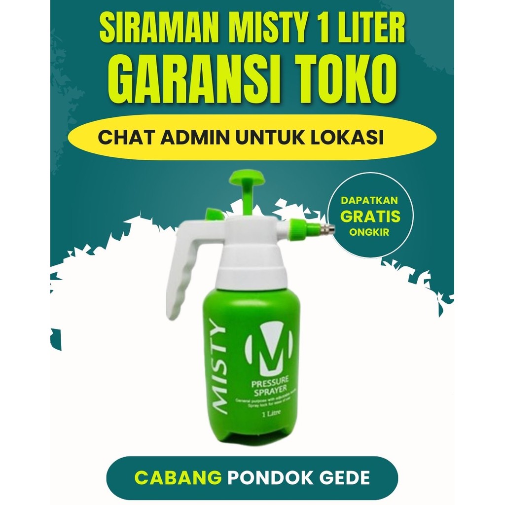 Penyiram Tanaman 1 Liter Misty (Sprayer)
