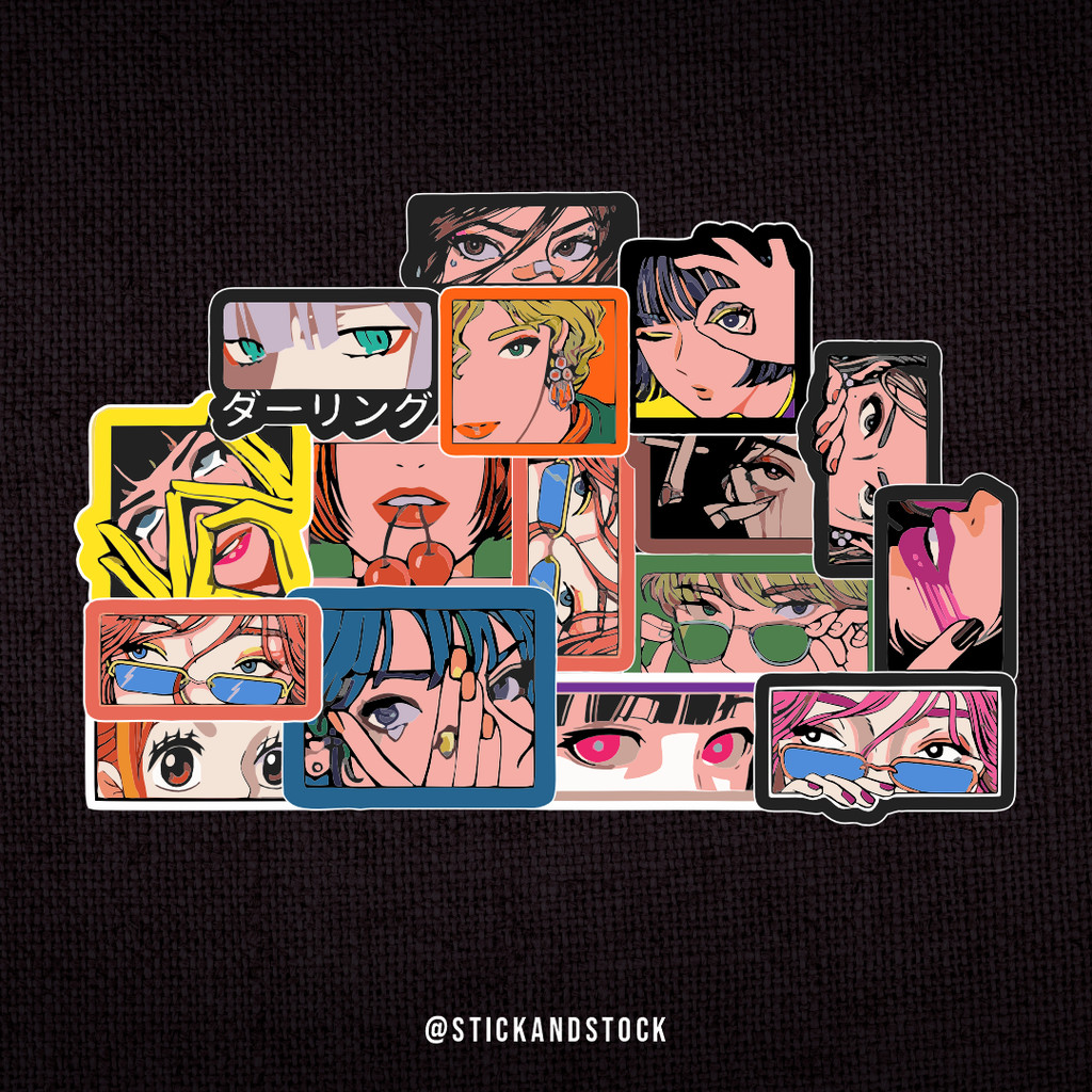 

Stiker Pack Anime Retro 1 | Sticker Tumbler | Sticker Hp Laptop Helm Motor