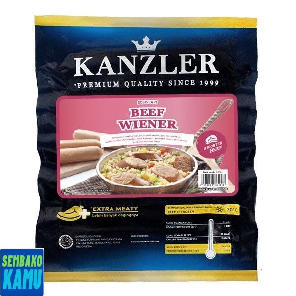 

Kanzler Beef Wiener 360 gr - Sosis
