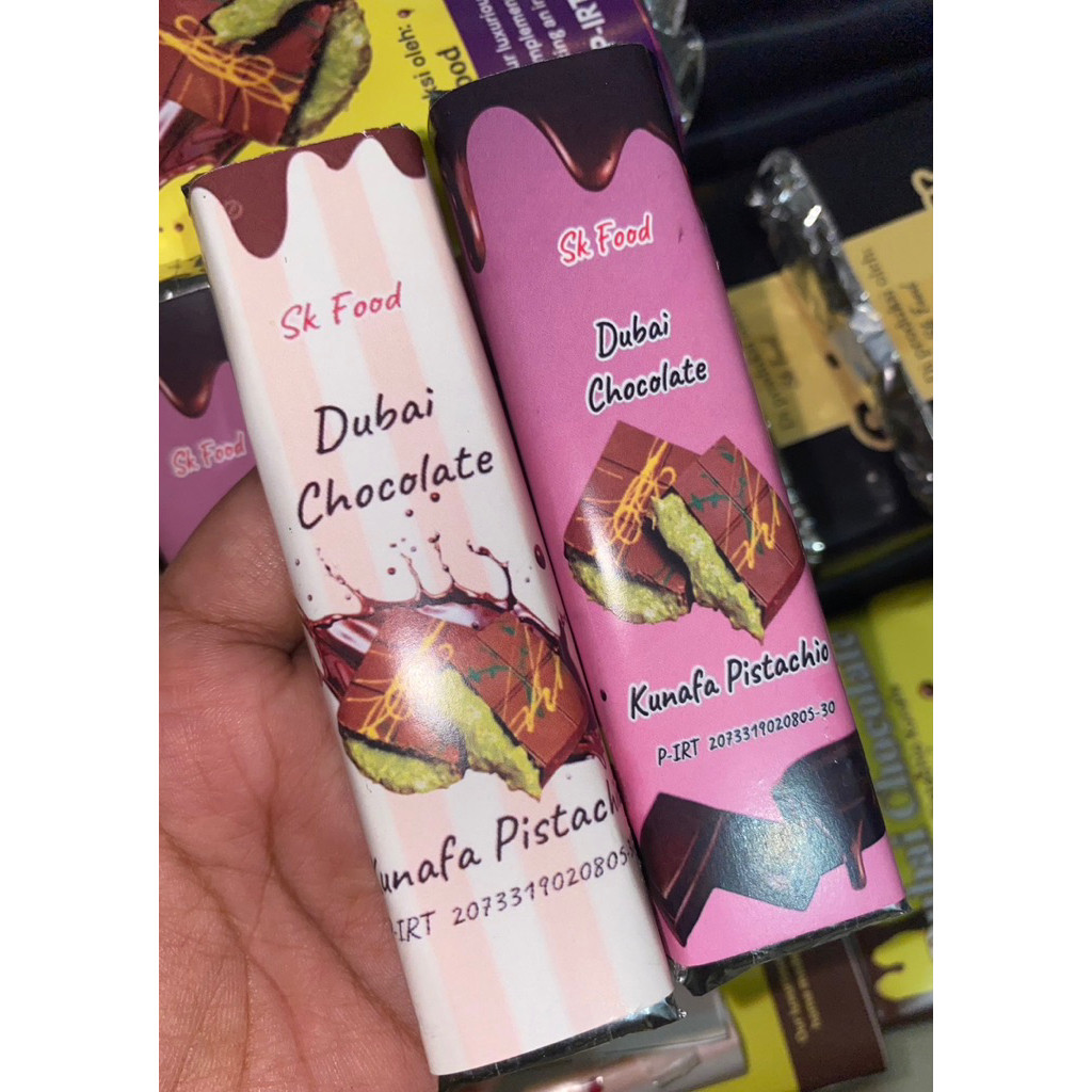 

Coklat dubai crispy pistachio kunafa