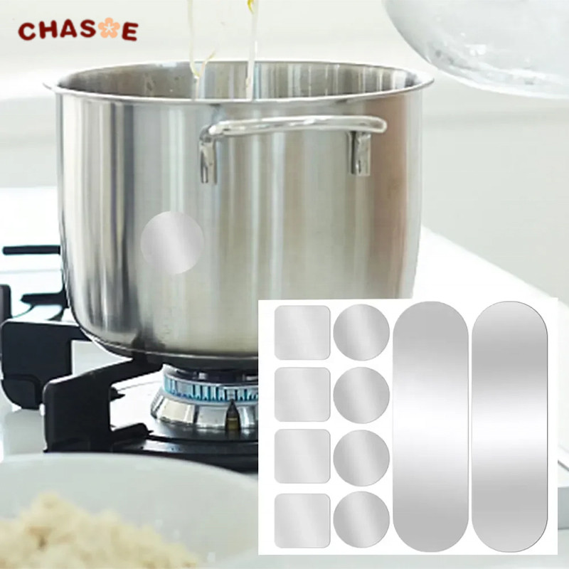 

10PCS Multifungsi Penambal Panci Aluminium Panci Bocor Tahan Panas Stiker Lubang Panci / CHASOE