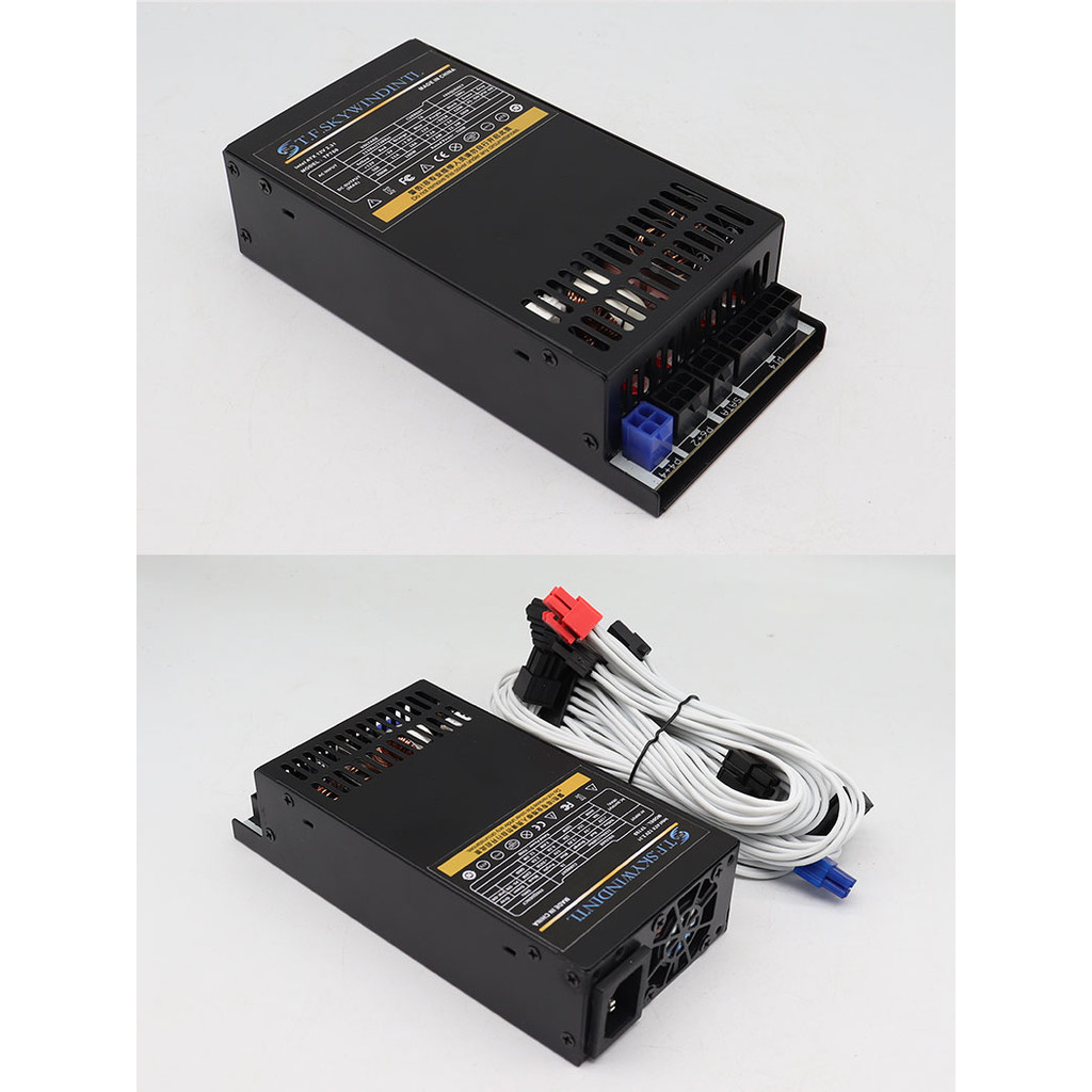 T.F.SKYWINDINTL Mini 1U Flex Active PFC PC Computer Power Supply Unit Moulder Source For PC Font PSU