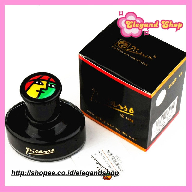 

Picasso 50ml authentic water color pure black/blue black ink fountain pen watercolor ink whiteboard ink carbon pimio water