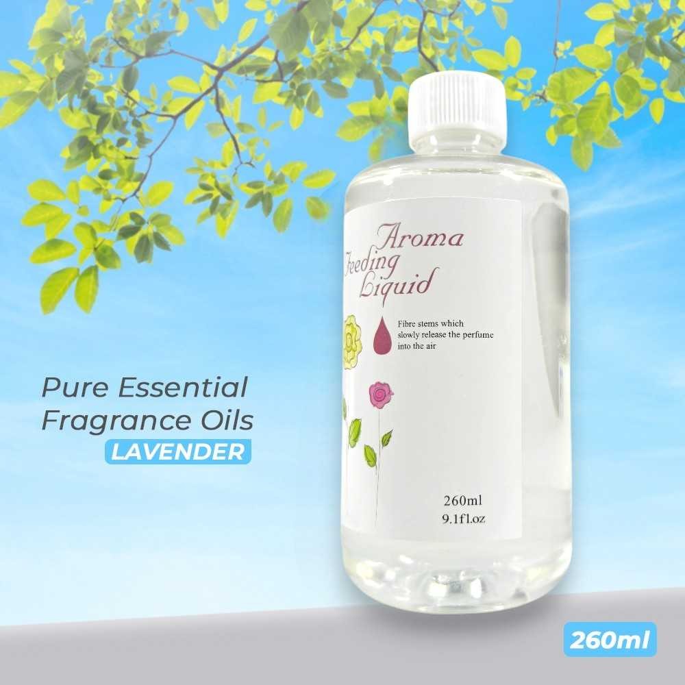 Refill Cairan Pengharum Aromaterapi Essential Oil 260ml Tahan Lama untuk Diffuser