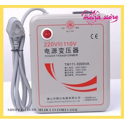 Voltage Converter Transformer, 3000W, 110V to 220V, or 220V to 110V