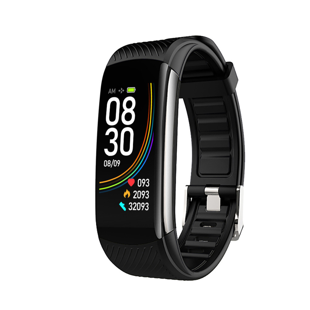 C6T Temperature Measurement Bracelet/Blood Pressure/Heart Rate/Blood Oxygen/Exercise/Health Monitori