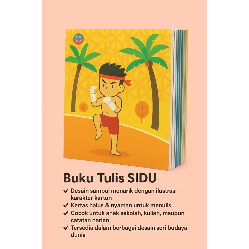 

Buku Tulis Sidu / 58 Lembar Uk Kwarto / 1 Pack 10 Buku / Sidu Buku Tulis / Buku Tulis Sekolah Buku Catatan