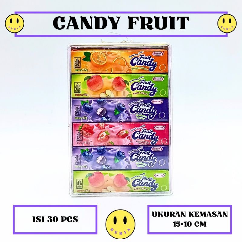 

SWEET ME PERMEN LUNAK MIX FRUIT BOX/FRUIT CANDY ISI 30 PCS