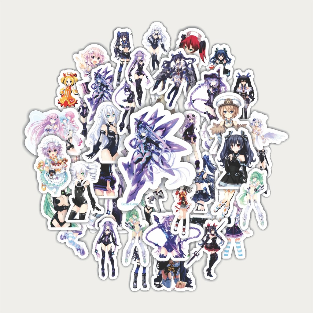 

Sticker Pack Stiker Game Series Neptunia Universe Karakter Mix 1 | Sticker TUMBLR | Stiker LAPTOP KOPER HELM