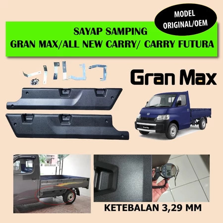 1 SET Sayap Samping Bak Pickup Grandmax Sayap Bak Grandmax Satu Set
