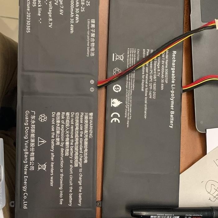 BATTERY AXIOO MYBOOK 14 ANQ P401 ORI BARU 9 kabel